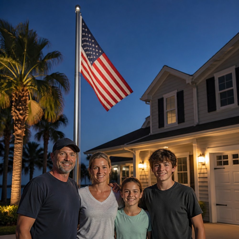 How to Properly Light a Flag at Night: 2026 Guide
