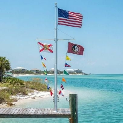 20 Ft Superior 2 Nautical Flagpole Kit |Niceville Fl