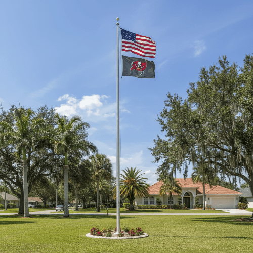 25 Ft Heavy Duty Superior 2 Flagpole Kit